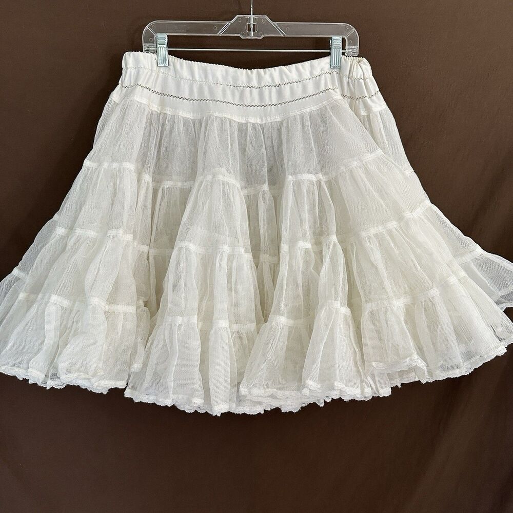 Vintage Fantasia Petticoat Square Dance Fluffy Puffy Short Length Crinoline